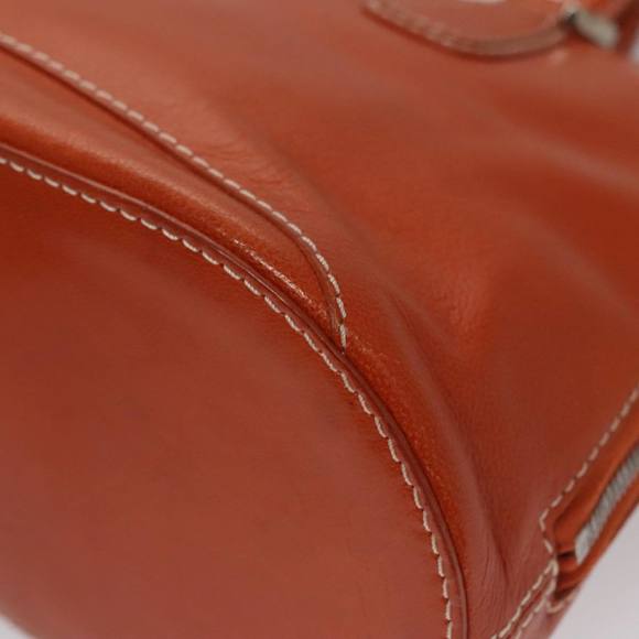 CELINE Hand Bag Leather Brown Auth bs21054 - Picture 10 of 16